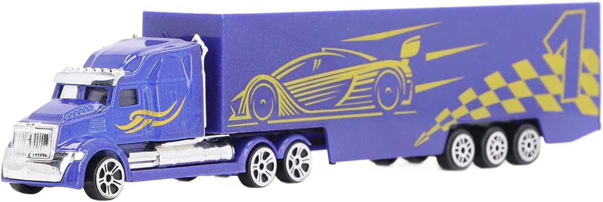 Containerwagen Model - Speelgoed Vrachtwagen - Kinderspel - Afneembaar Ontwerp - 21 cm - Grijs Speelgoedkruiwagen kopen online