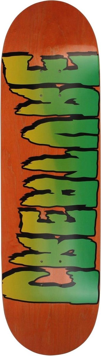 Creature Logo Stump 1 Skateboard Deck Oranje 8.8" Skateonderdeel kopen online