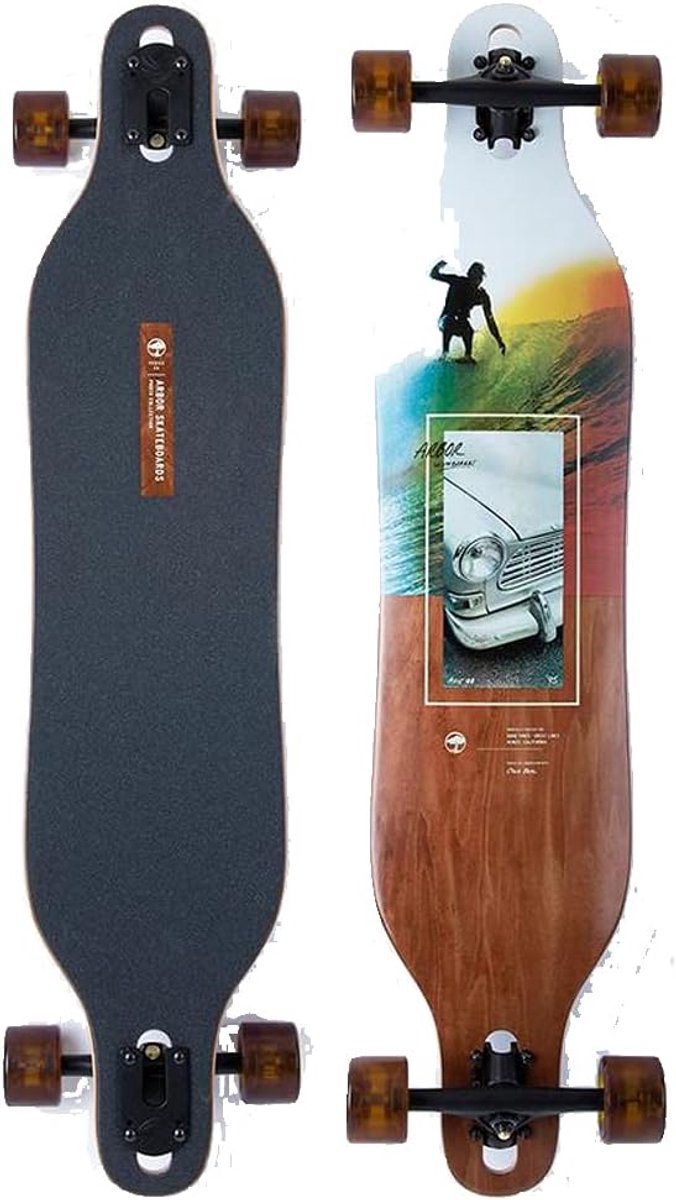 Cruiser Longboard - Compleet Skateboard - Comfortabel Cruisen - Zachte Wielformule - 40 inch Lengte - Multi Longboard kopen online