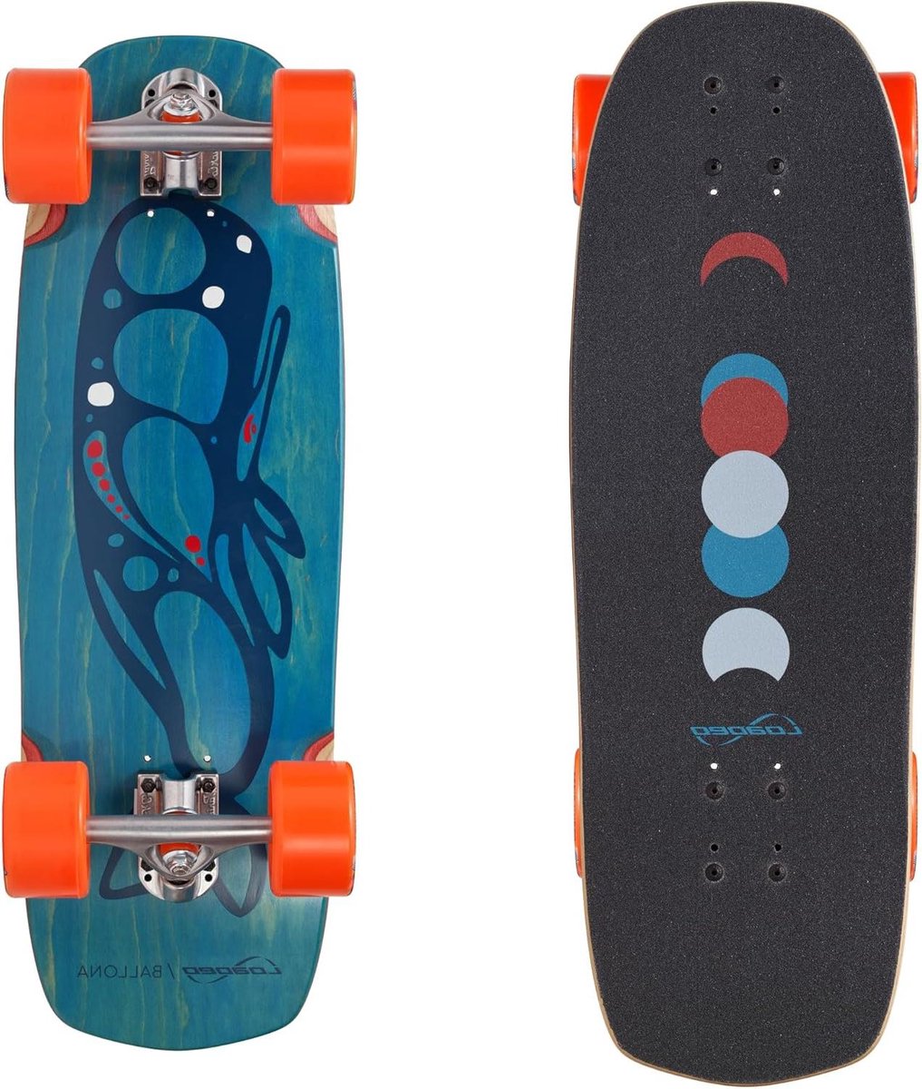 Cruiser Longboard - Mini Skateboard - Stadsvervoer - Flexibel Bamboe Dek - 27.75 Inch - Moby Longboard kopen online