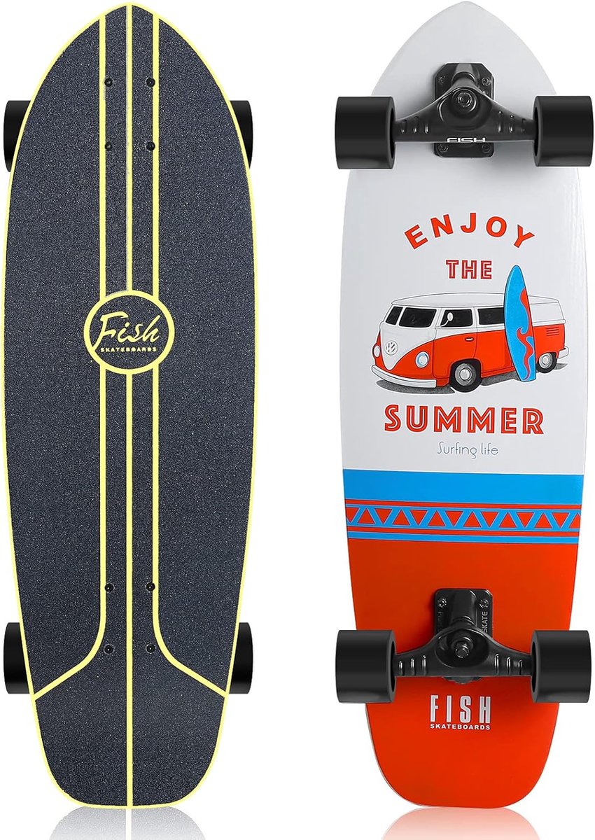 Cruiser Skateboard - Compleet Board - Straatrijden - 7-laags Esdoorn - 86 cm - Automobiel Skateonderdeel kopen online