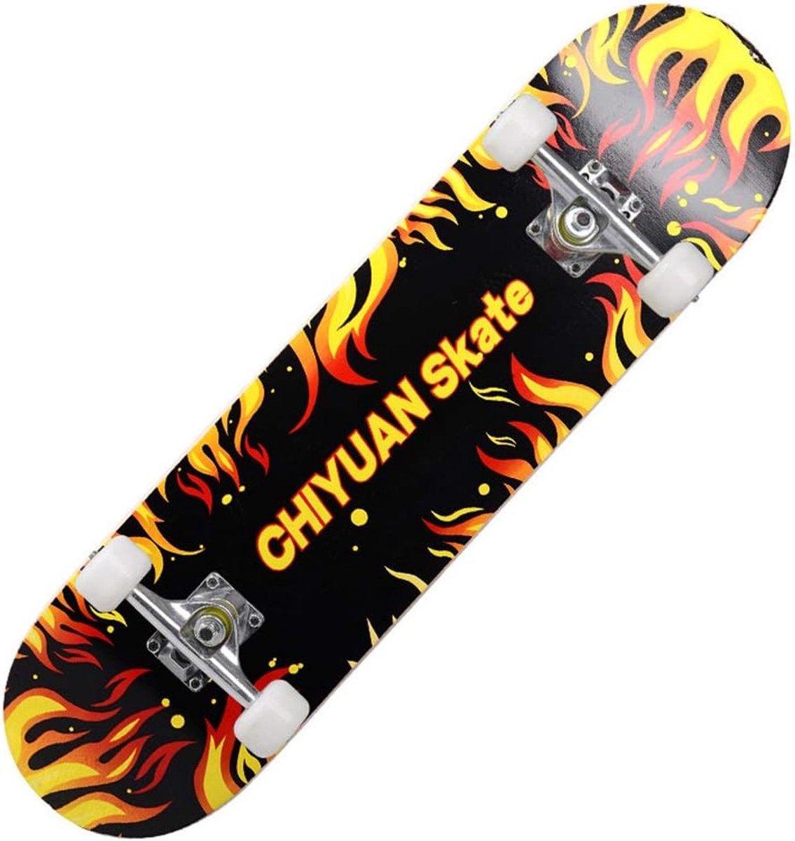 Cruiser Skateboard - Compleet Skateboard - Buiten Sporten - 7 Laags Maple Deck - 80cm x 20cm - Patroon #7 Skateonderdeel kopen online