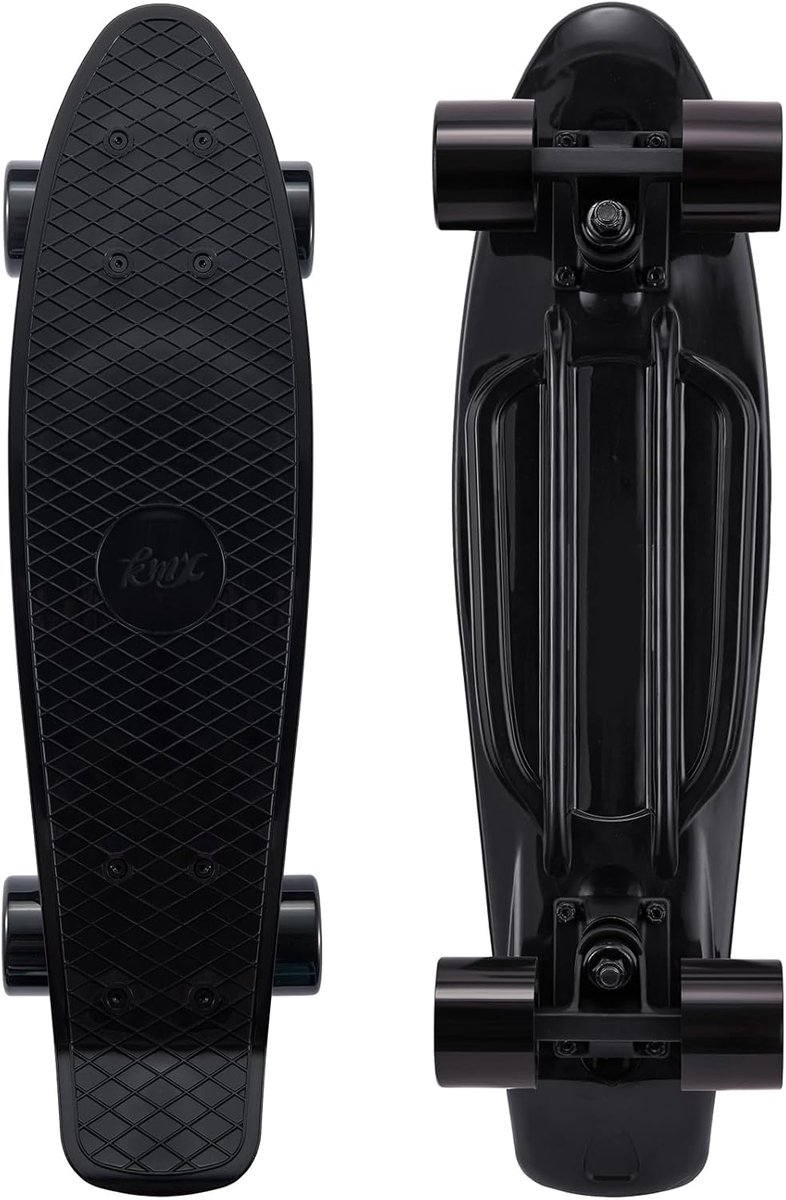 Cruiser Skateboard - Mini Board - Stad Cruisen - Lichtgewicht Polypropyleen - 22 Inch - Zwart Skateonderdeel kopen online