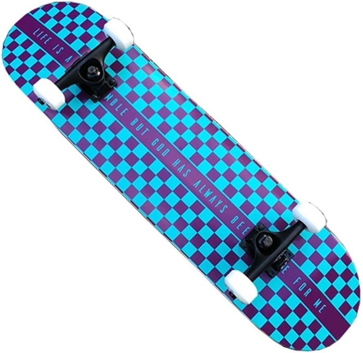 cruiser skateboard skateboard set straatrijden 7 laags esdoorn 80x20x12 5 cm patroon 1