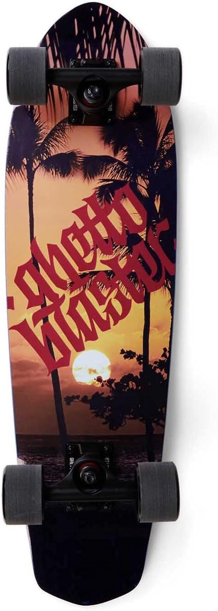 Cruiser Skateboard - Stadsplank - Stadsvervoer - 7 lagen esdoorn - 71 x 23 cm - Tropisch Skateonderdeel kopen online