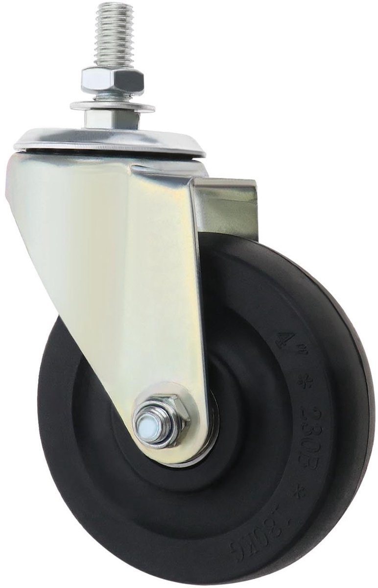 dailygoods dailygoody hoverkart wiel vervanging 4 inch rubber wielen metalen beugel inclusief bouten ideaal voor hoverboard geschikt voor scooter acces