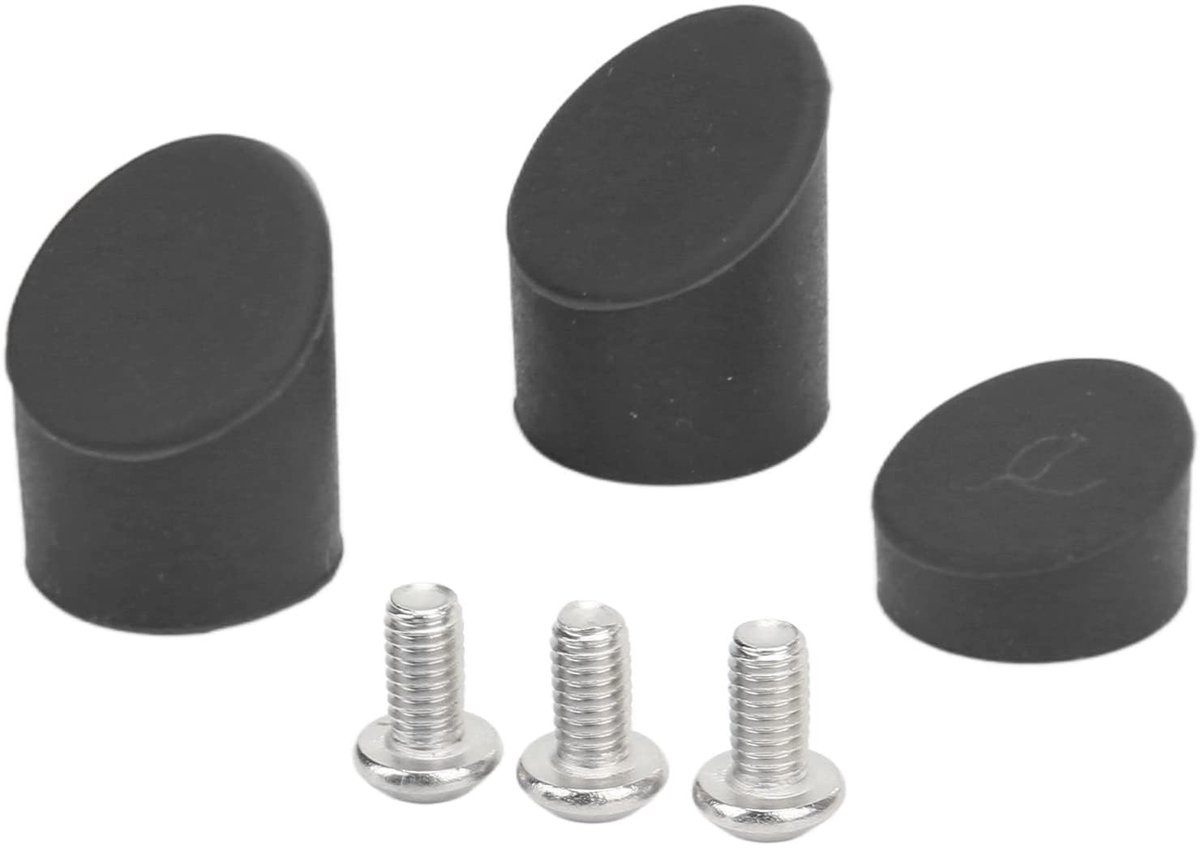 dailygoods dailygoody scooter achter spatbord schroef cover vervangend accessoire lichtgewicht zwart geschikt voor m365 1s 3 stuks