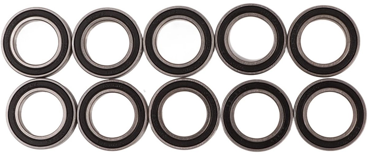 dailygoods kogellagers 6802rs dubbel verzegeld voor skateboards en rolschaatsen 15x24x5mm metaal set van 10 hoge snelheid groeflagers