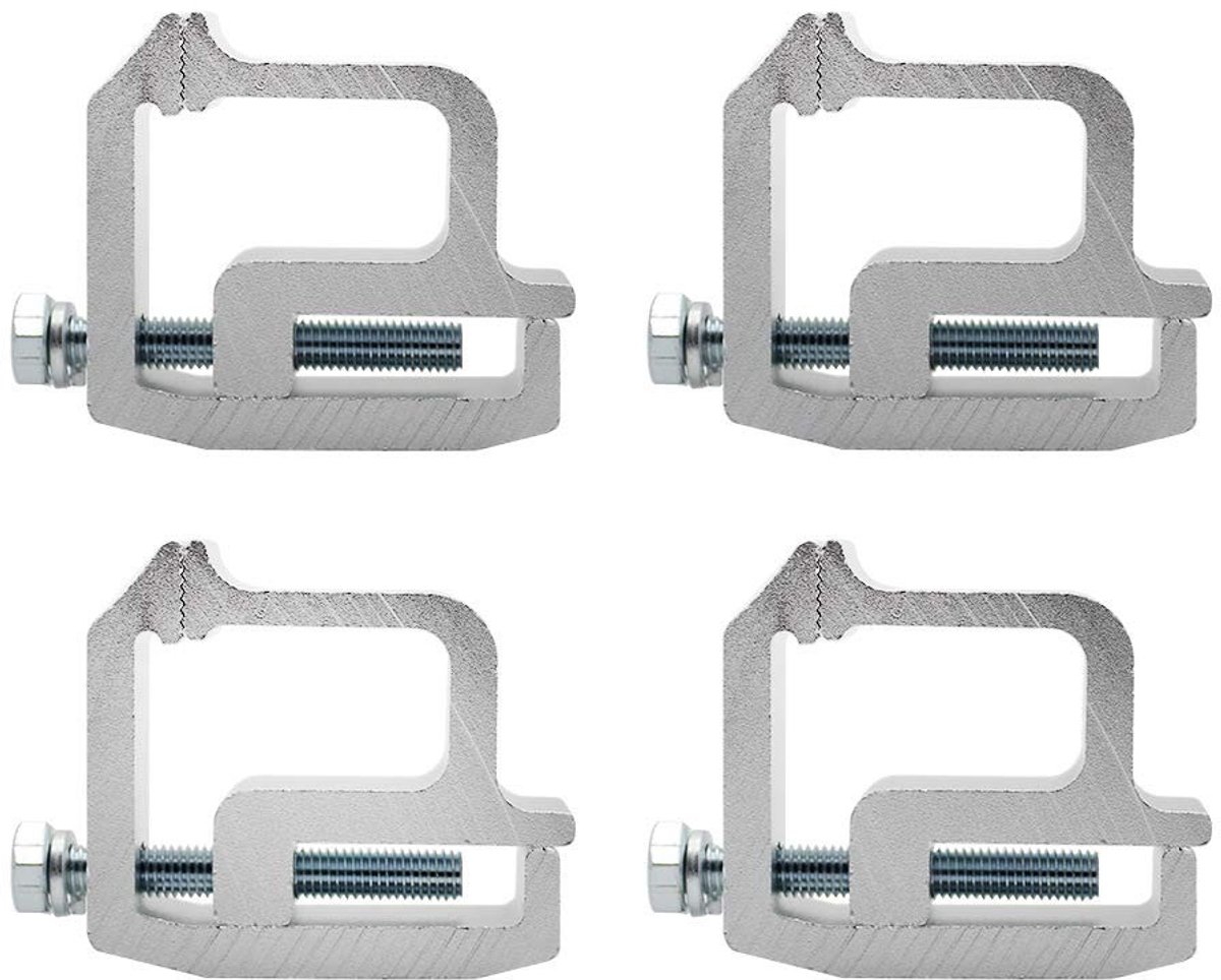 dailygoods montageklemmen heavy duty 4 stuks truck cap topper voor vrachtwagen en camper stevig en betrouwbaar