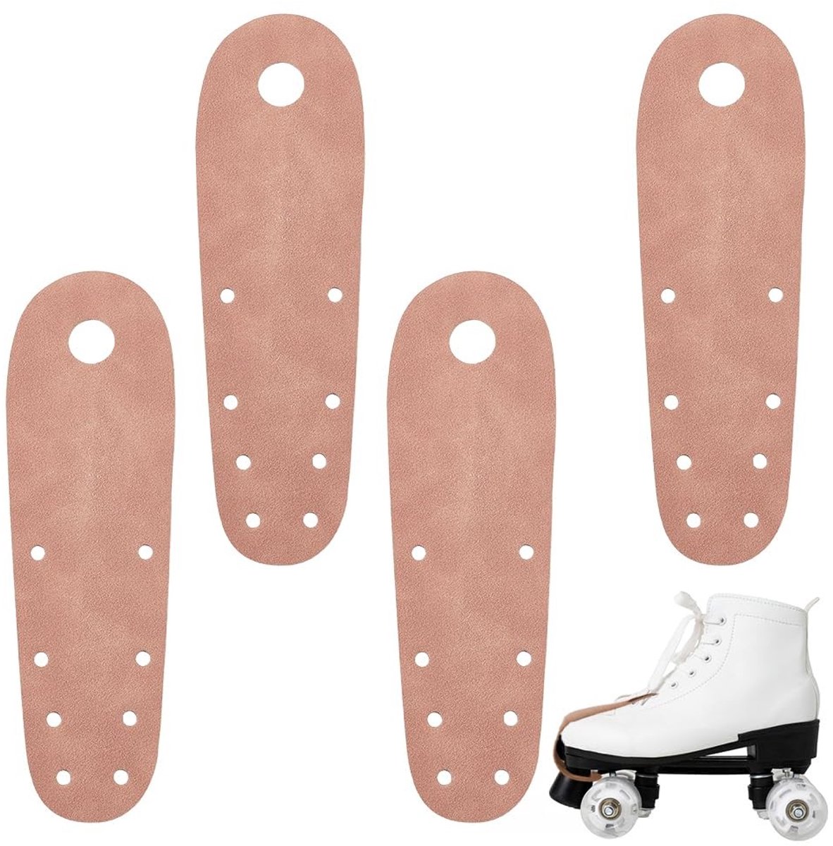dailygoods rolschaats teenbeschermers universele set van 4
