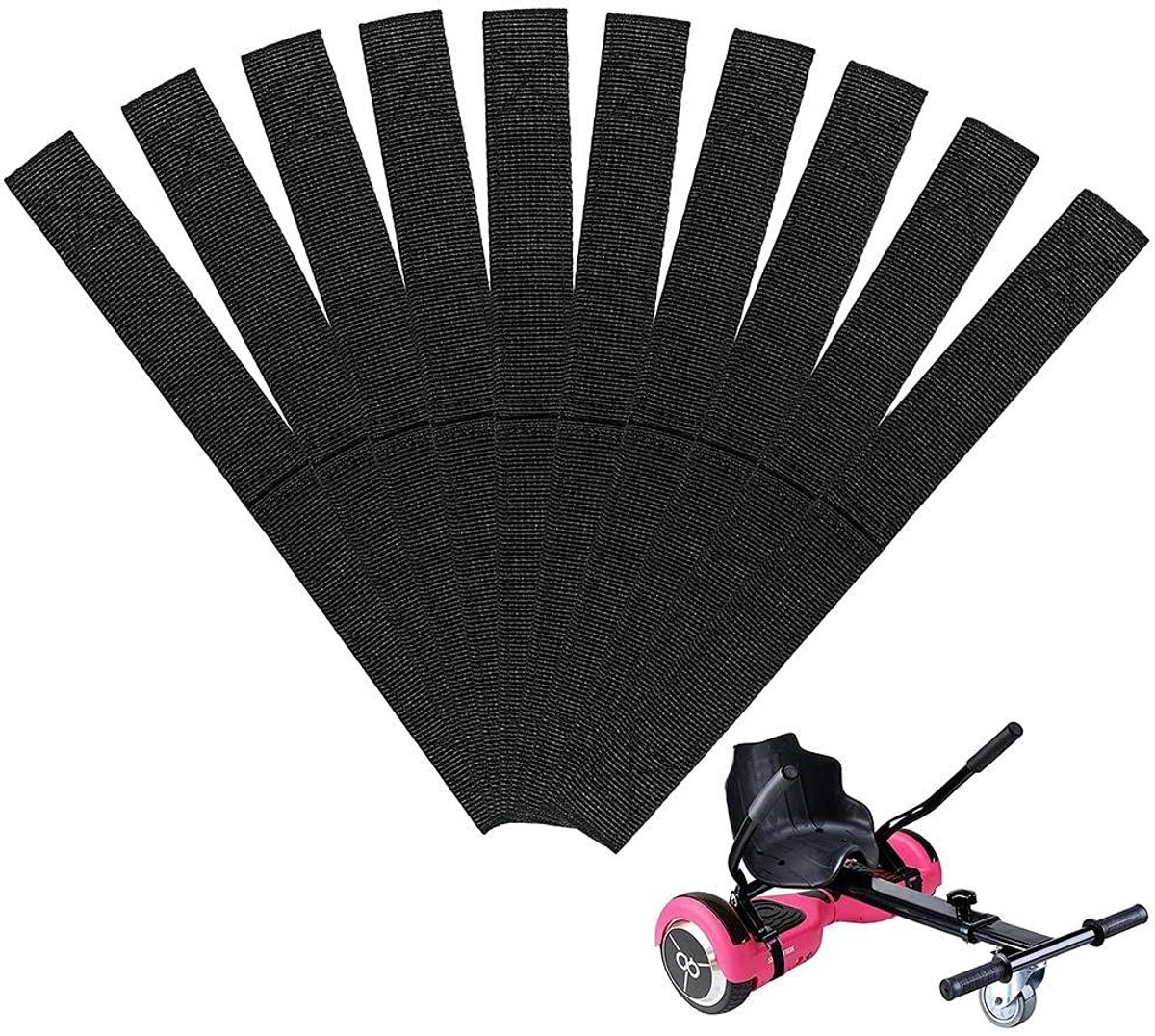dailygoods set van 10 verstelbare hoverboard bevestigingsbandjes