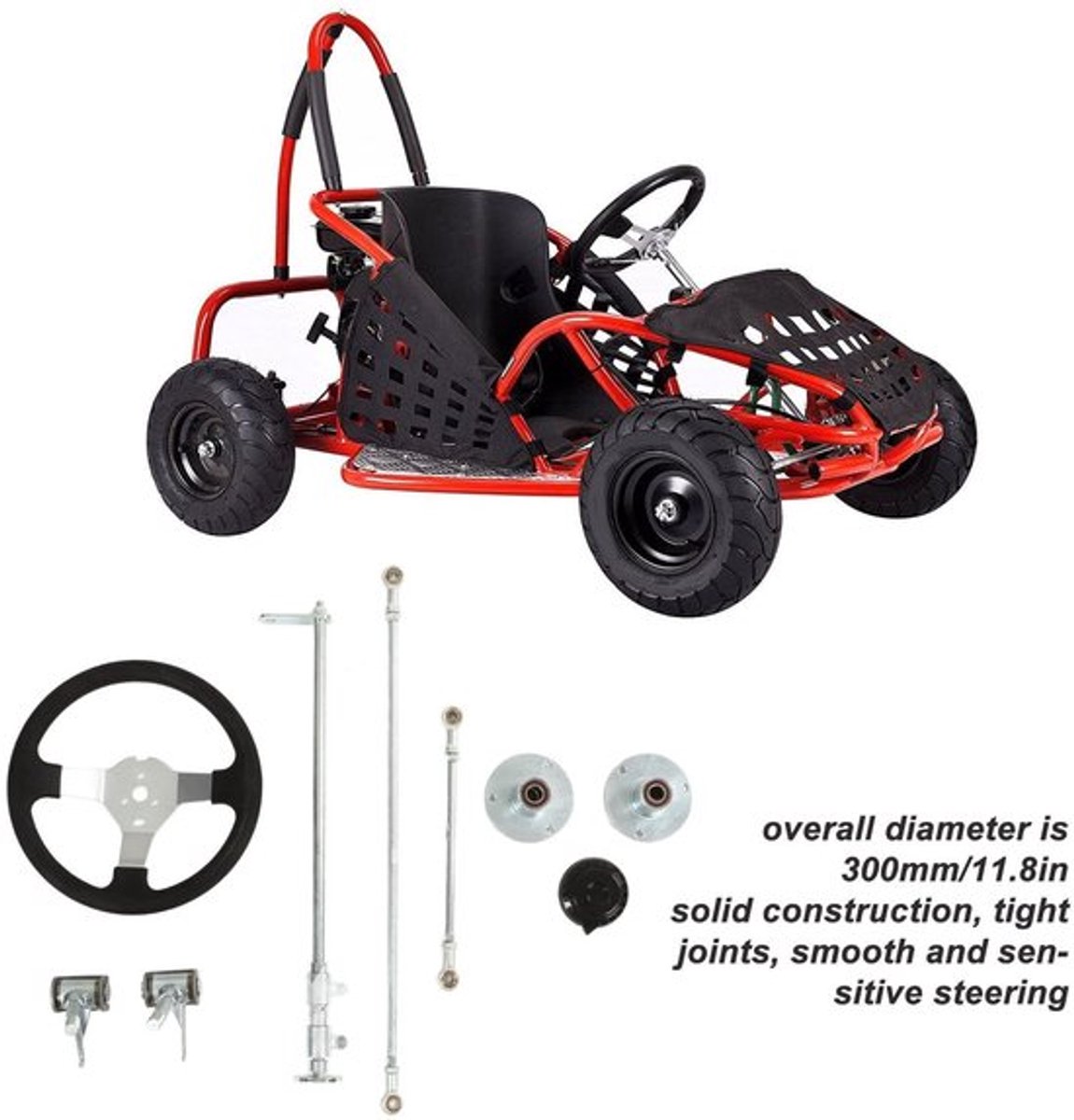 Dailygoody - Off-road Stuurinrichting - Go Karts Stuurwielset Buitenspeelvoertuigaccessoire kopen online