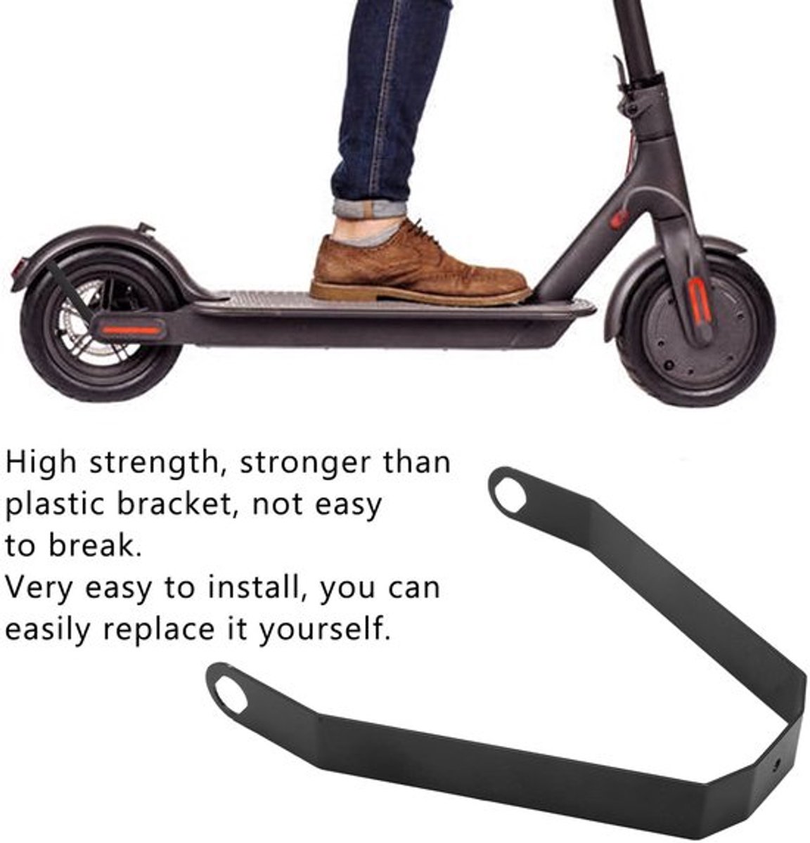 Dailygoody - Upgrade Beugel - Scooter Achterspatbord Ondersteuning Buitenspeelvoertuigaccessoire kopen online