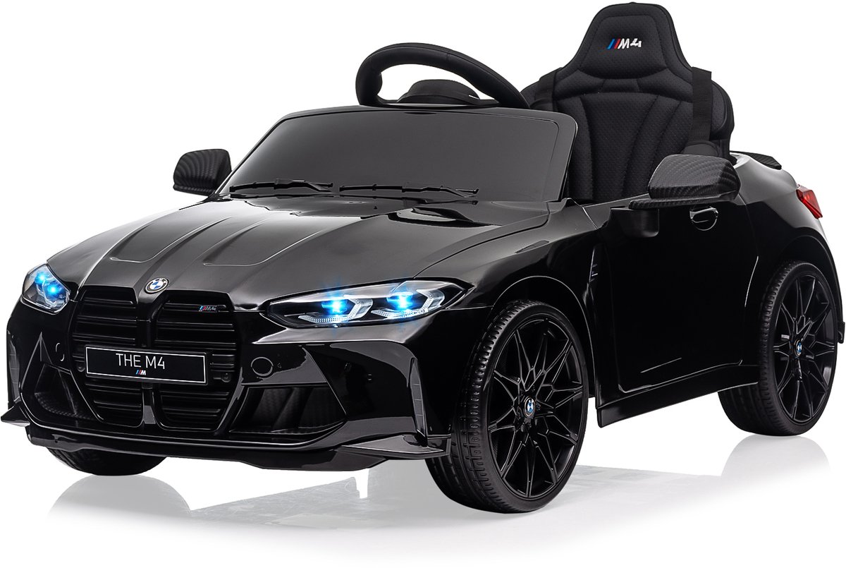 Danky Auto - Sportauto - Elektrische Kinderauto 12V - Zwart - Afstandsbediening - Bluetooth & LED - 3-8j Speelgoedaccuvoertuig kopen online