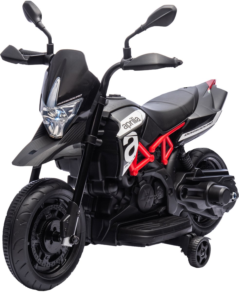 Danky Moto - Elektrische kinderfiets 6V - 3 km/u snelheid, max 20 kg laadvermogen - Antislipbanden en schokdempers - Geschikt voor 3-6 jaar - Grijs Speelgoedaccuvoertuig kopen online