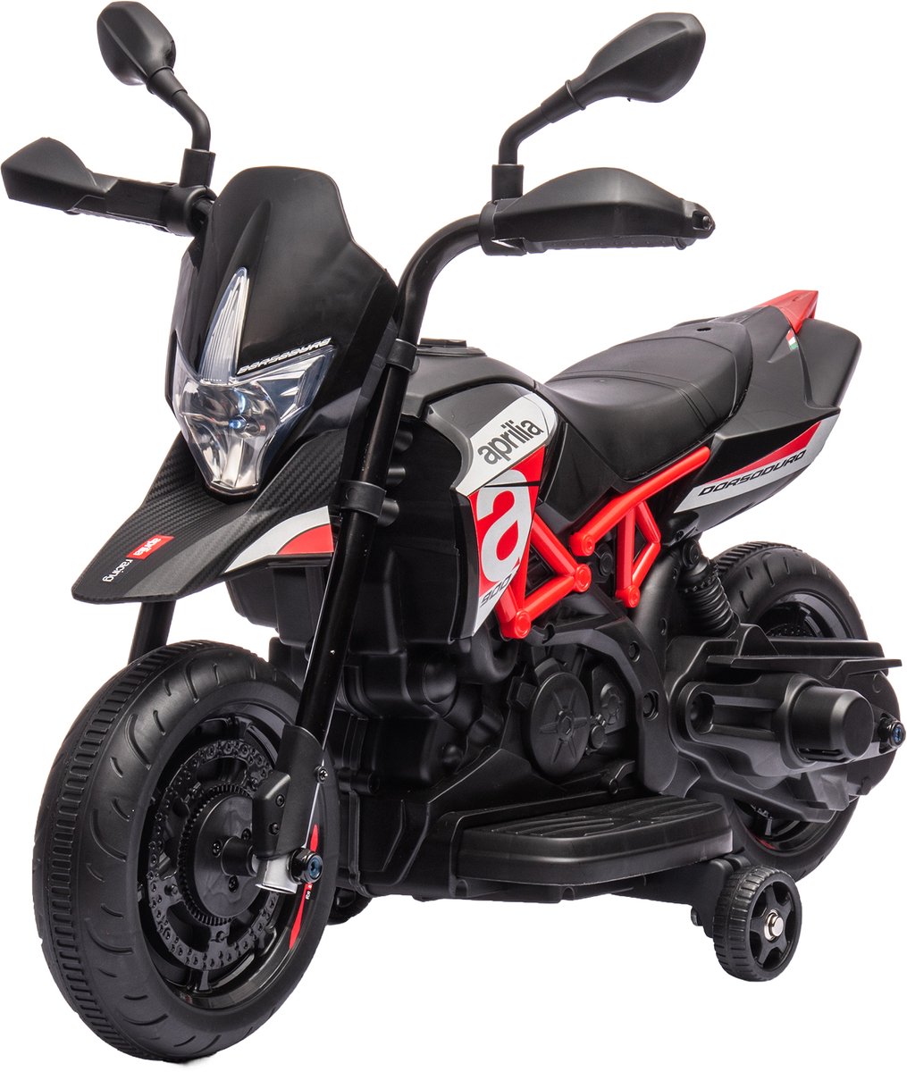 danky moto elektrische kinderfiets 6v 3 km u snelheid max 20 kg laadvermogen antislipbanden en schokdempers geschikt voor 3 6 jaar rood