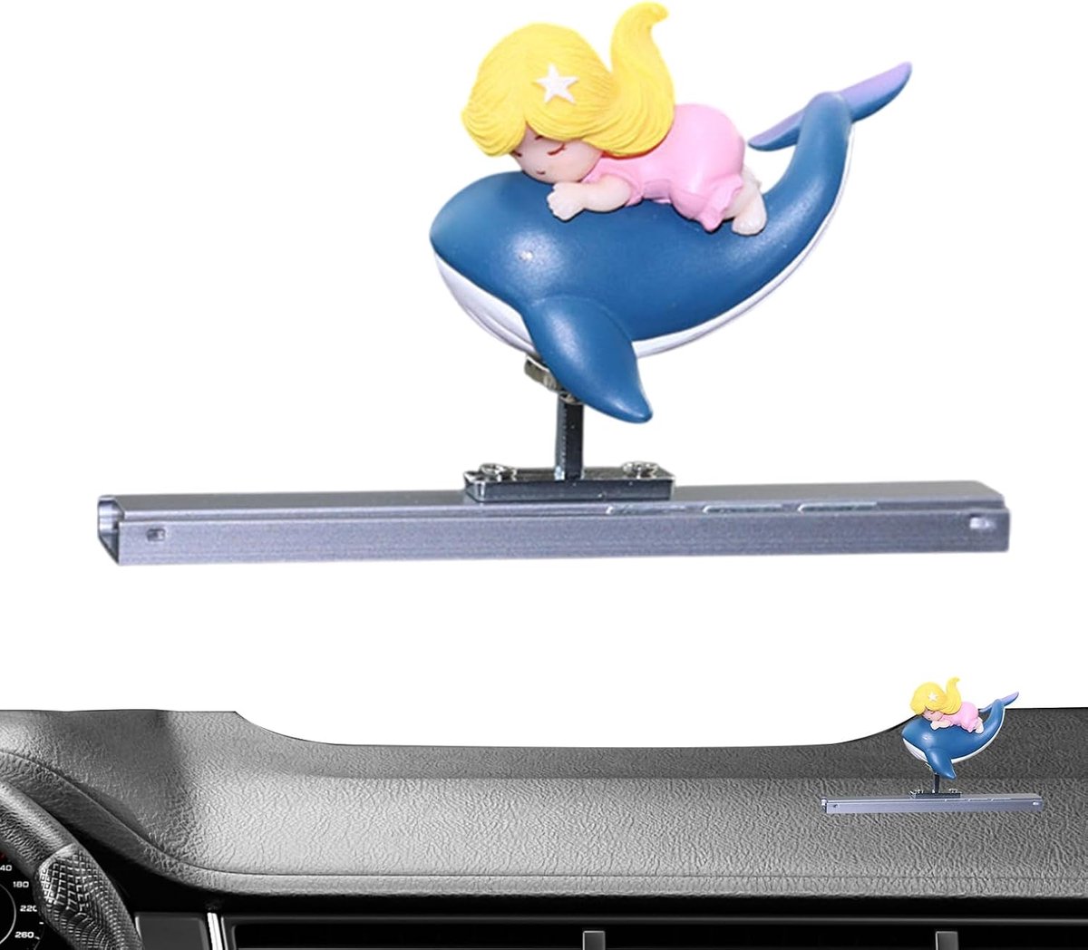 dashboard figuur auto decoratie auto interieur dynamisch surfen 8x11 cm meisjes