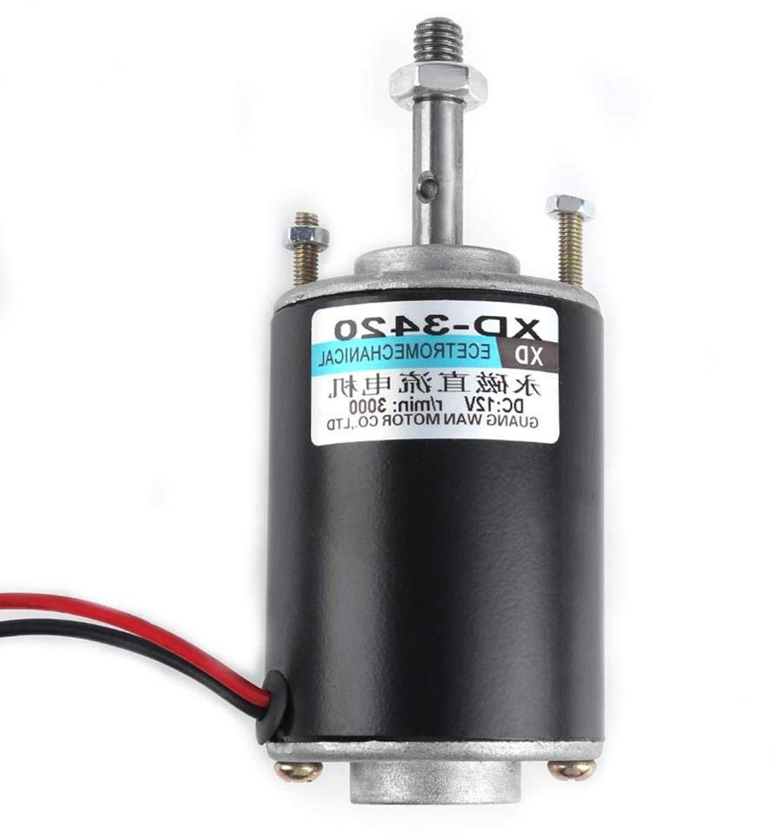 DC Motor - Generator Motor - DIY Projecten - Hoge Snelheid Koppel - 3500 RPM - Zilver Loopmotor kopen online