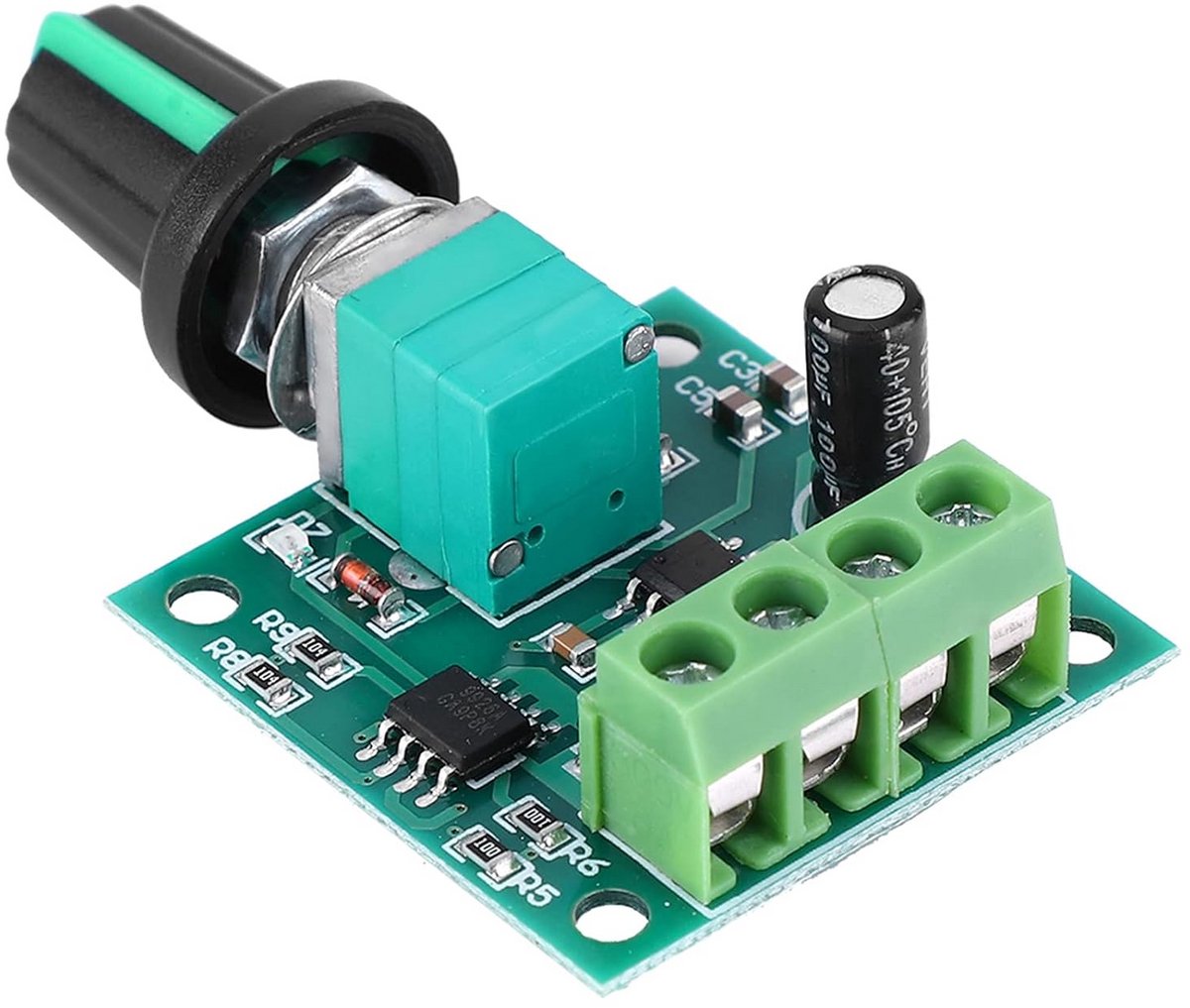 DC Motor Snelheidsregelaar PWM met Laagspannings Elektrische Regelaar en Reostaat Loopmotor kopen online