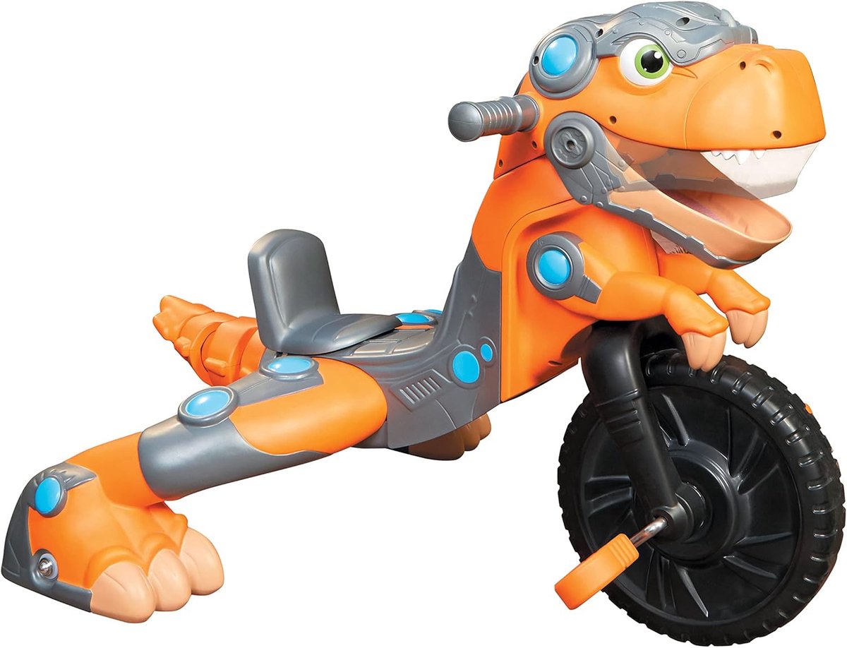 Dino Driewieler - Kinderen Trike - Buiten Spelen - Interactieve Geluiden - 60x38x38 cm Driewieler kopen online