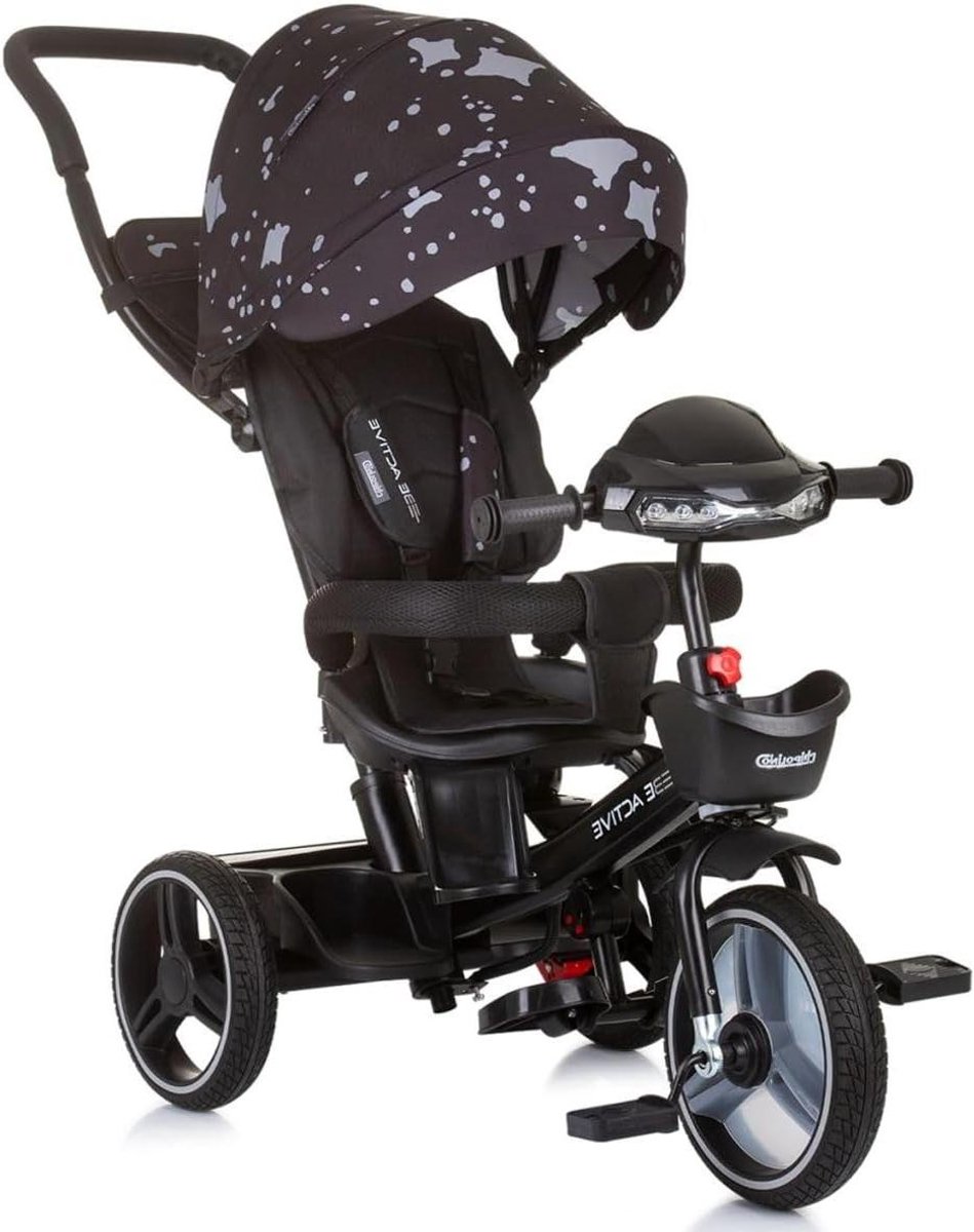 Driewieler 2-in-1 - Kinderfiets - Buiten spelen - Draaibare zitting - 117 cm - Zwart Driewieler kopen online