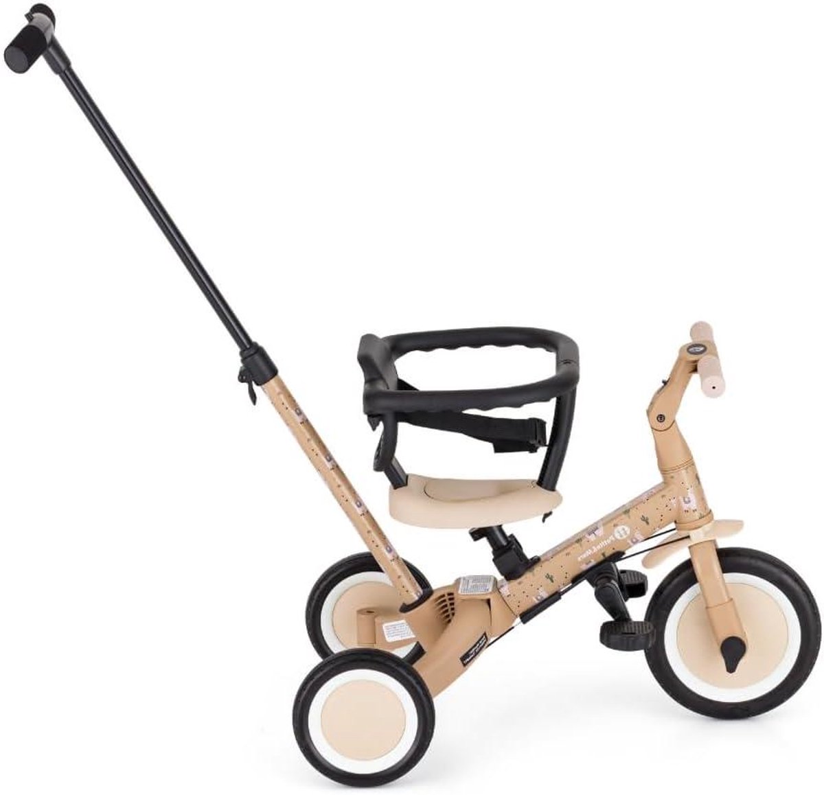 Driewieler 5-in-1 - Loopfiets Kinderfiets - Kind Ontwikkeling - Gereedschapsloze Omzetting - 67 cm - Beige Driewieler kopen online