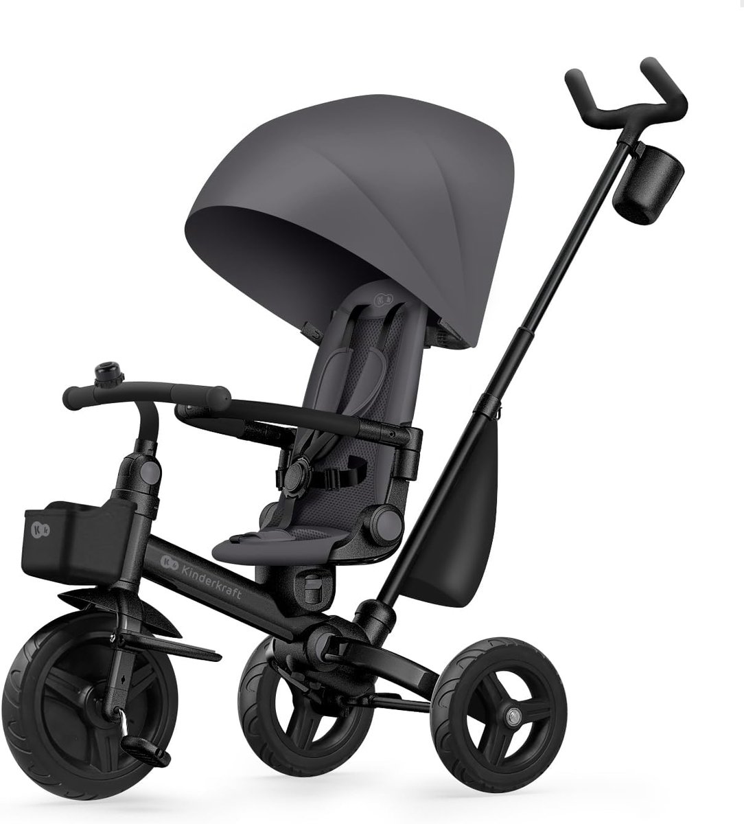 driewieler aveo 2 pro kinderfiets babyfiets groeit mee kind draaibare zitting ligstand