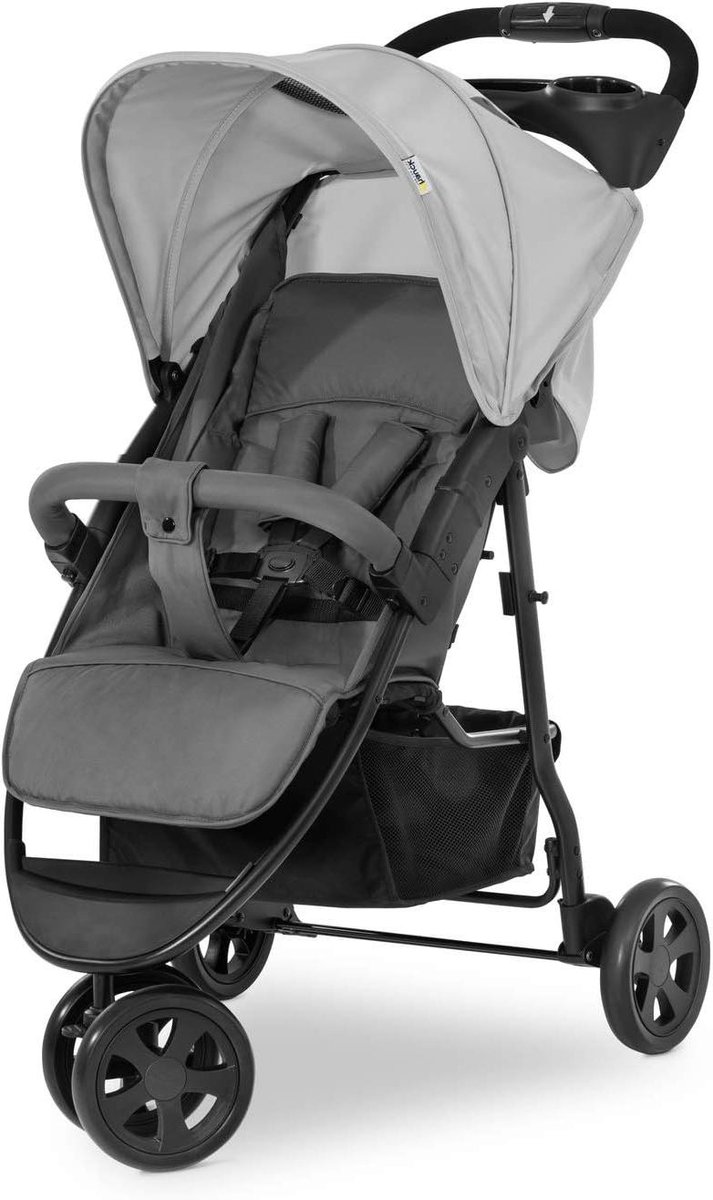 driewieler buggy lichtgewicht kinderwagen stadse uitstapjes met n hand inklapbaar tot 25 kg grijs