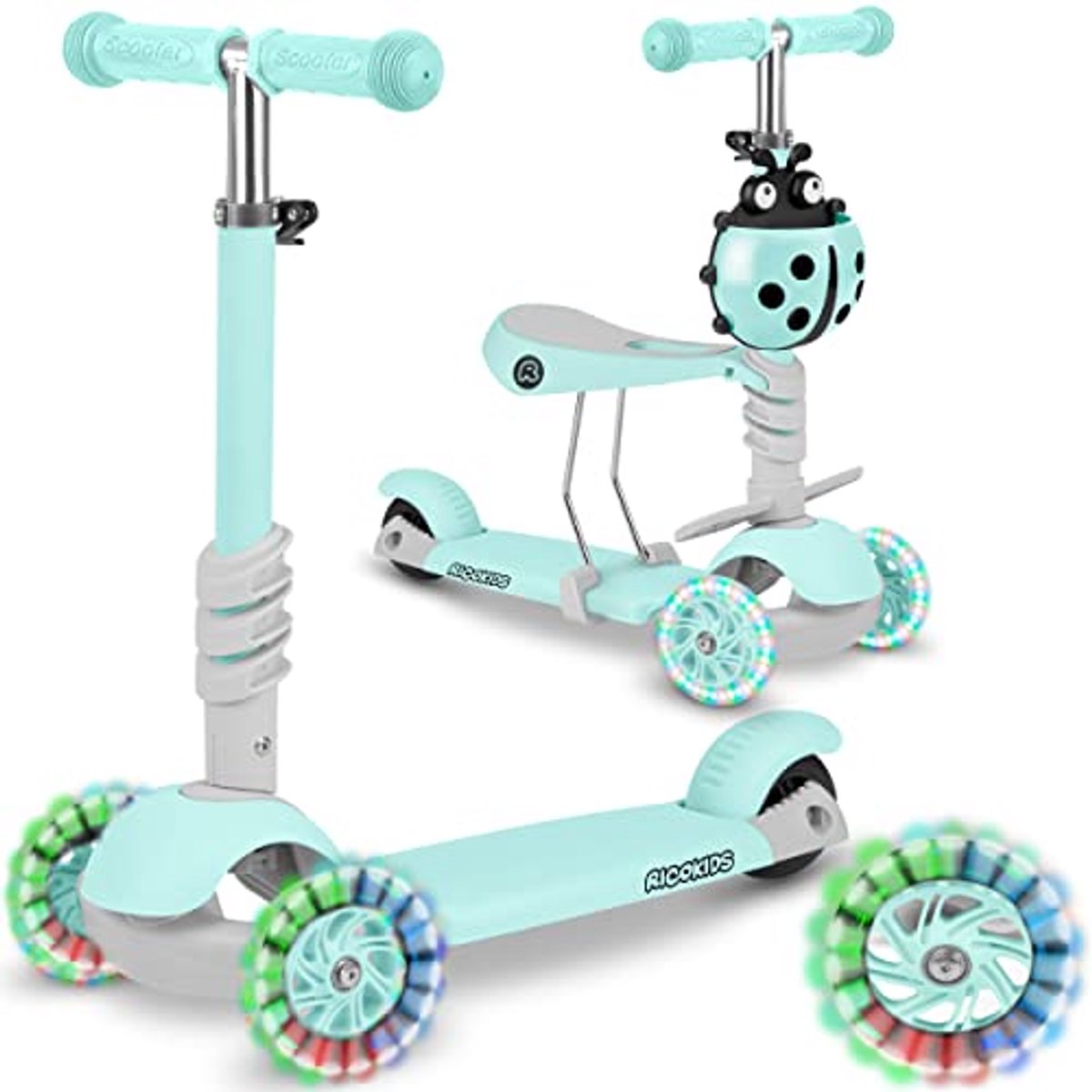 Driewieler Kinderen - Loopfiets - Buiten Spelen - Verstelbaar Zadel - Tot 30 kg - Mint Driewieler kopen online