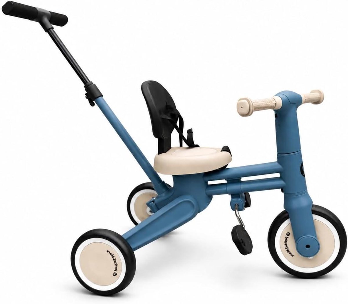 Driewieler Kinderen - Loopfiets Kinderauto - Spelenderwijs Leren - 4-in-1 Meegroeiend - 5.3 kg - Blauw Driewieler kopen online