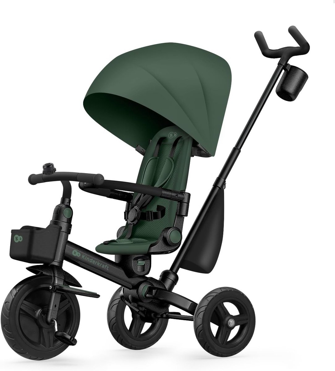 driewieler kinderfiets buiten spelen groeit mee 20 inch groen