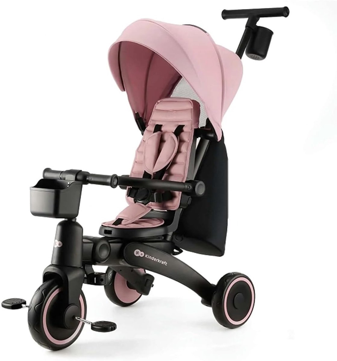 Driewieler - Kinderfiets - Buiten spelen - Modern en praktisch - 105 cm - Roze Driewieler kopen online