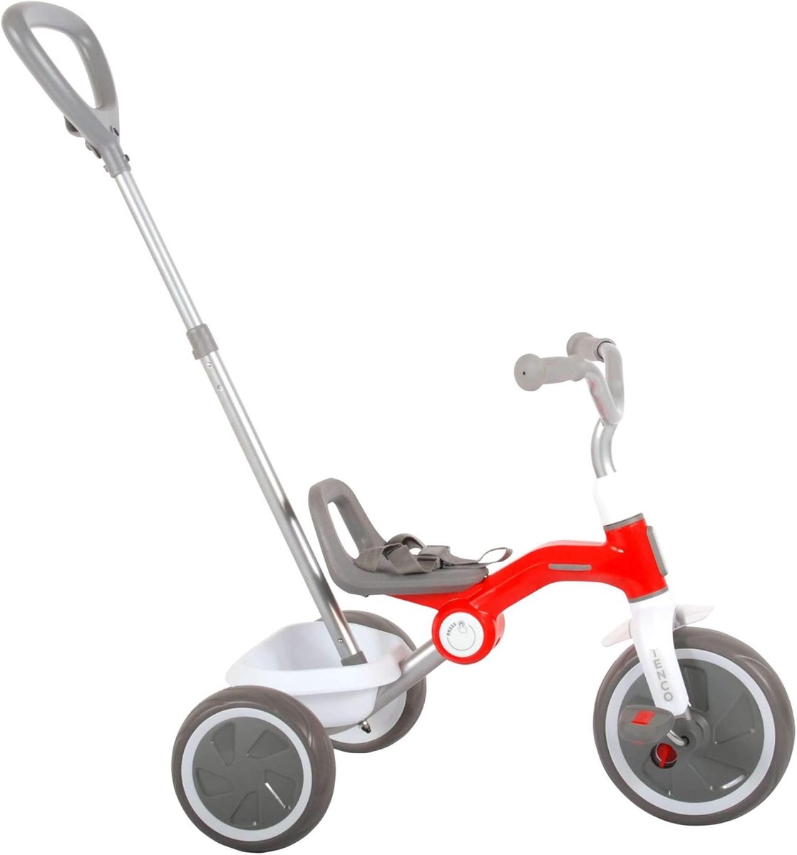 driewieler kinderfiets buiten spelen opvouwbaar ontwerp 52 x 37 x 25 cm rood