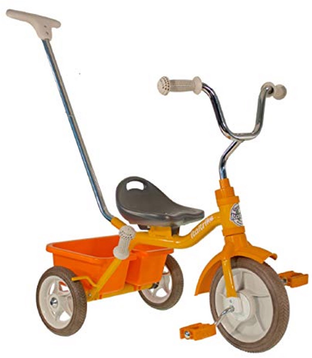 Driewieler - Kindertrike - Buiten spelen - Hoogwaardig metaal - 67 x 45 x 56 cm - Geel Driewieler kopen online