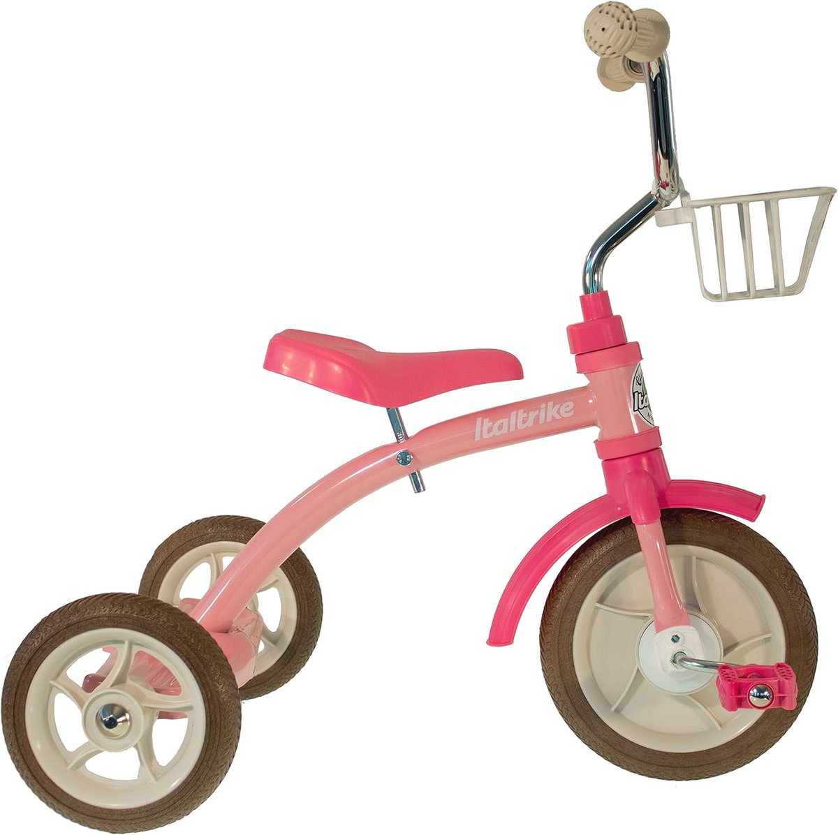 Driewieler - Loopfiets - Buiten spelen - Gemaakt in Italië - 67 x 52 x 56 cm - Roze Driewieler kopen online