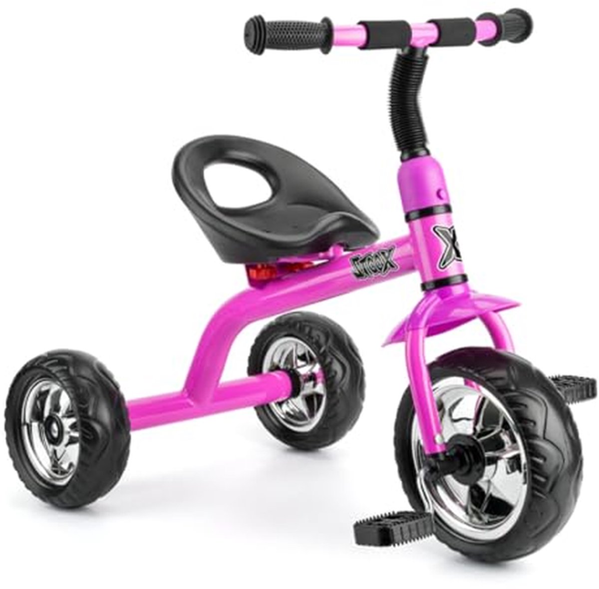 driewieler loopfiets buiten spelen makkelijke montage 72 x 57 cm paars