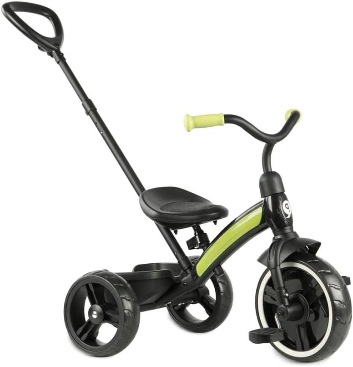 Driewieler - Loopfiets - Buiten spelen - Stalen frame - 10 inch voorwiel - Groen Driewieler kopen online