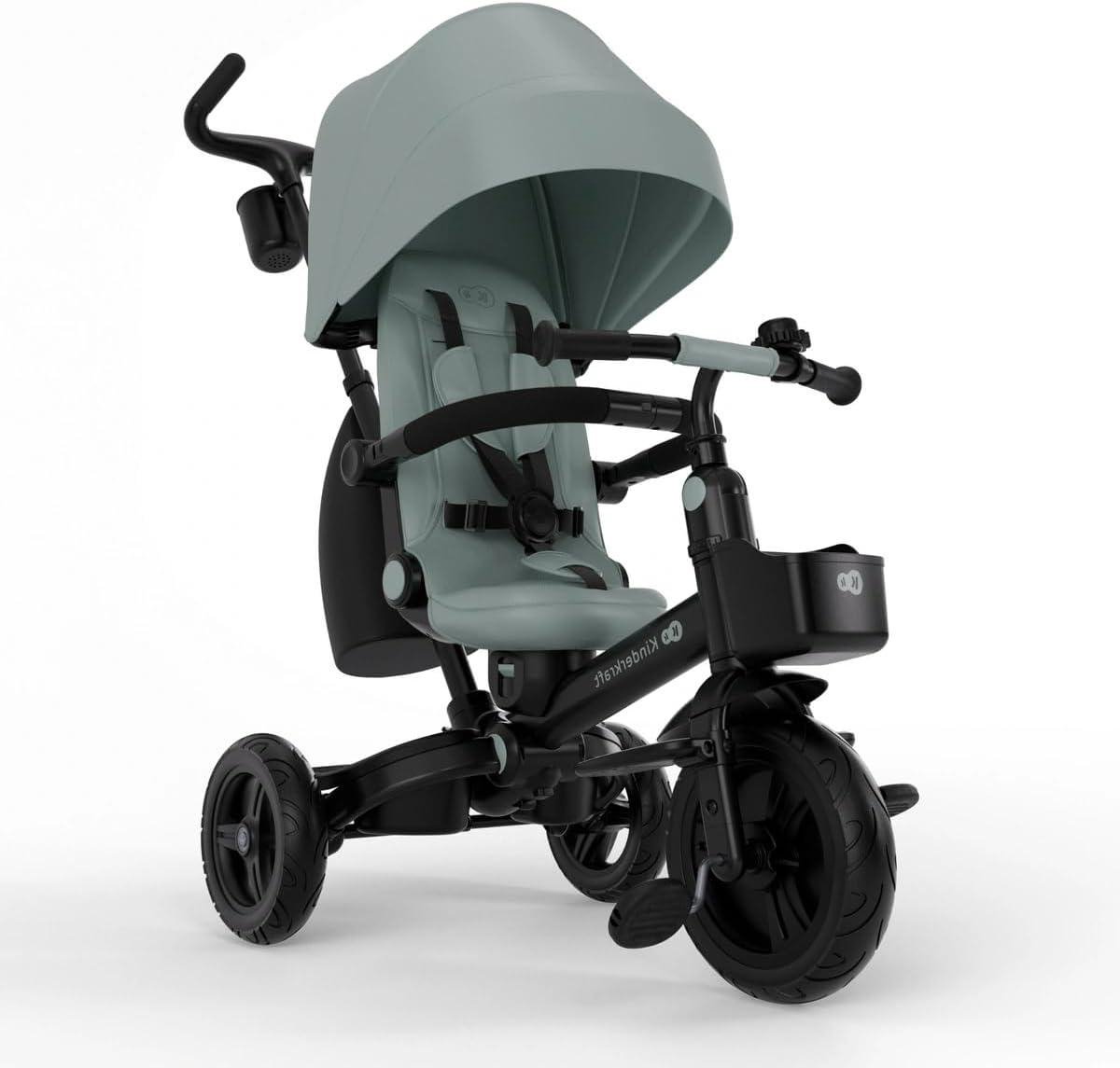 Driewieler - Loopfiets Kinder - Buiten Spelen - Groeit Mee - 93 x 50.5 cm - Grijs Driewieler kopen online