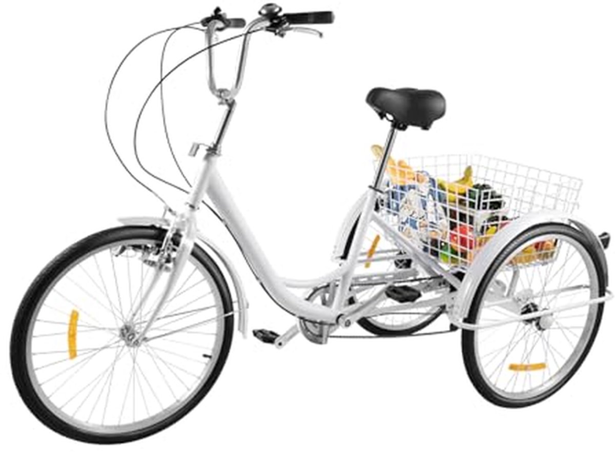 Driewieler met 6 versnellingen en 24 inch wielen voor volwassenen Driewieler kopen online