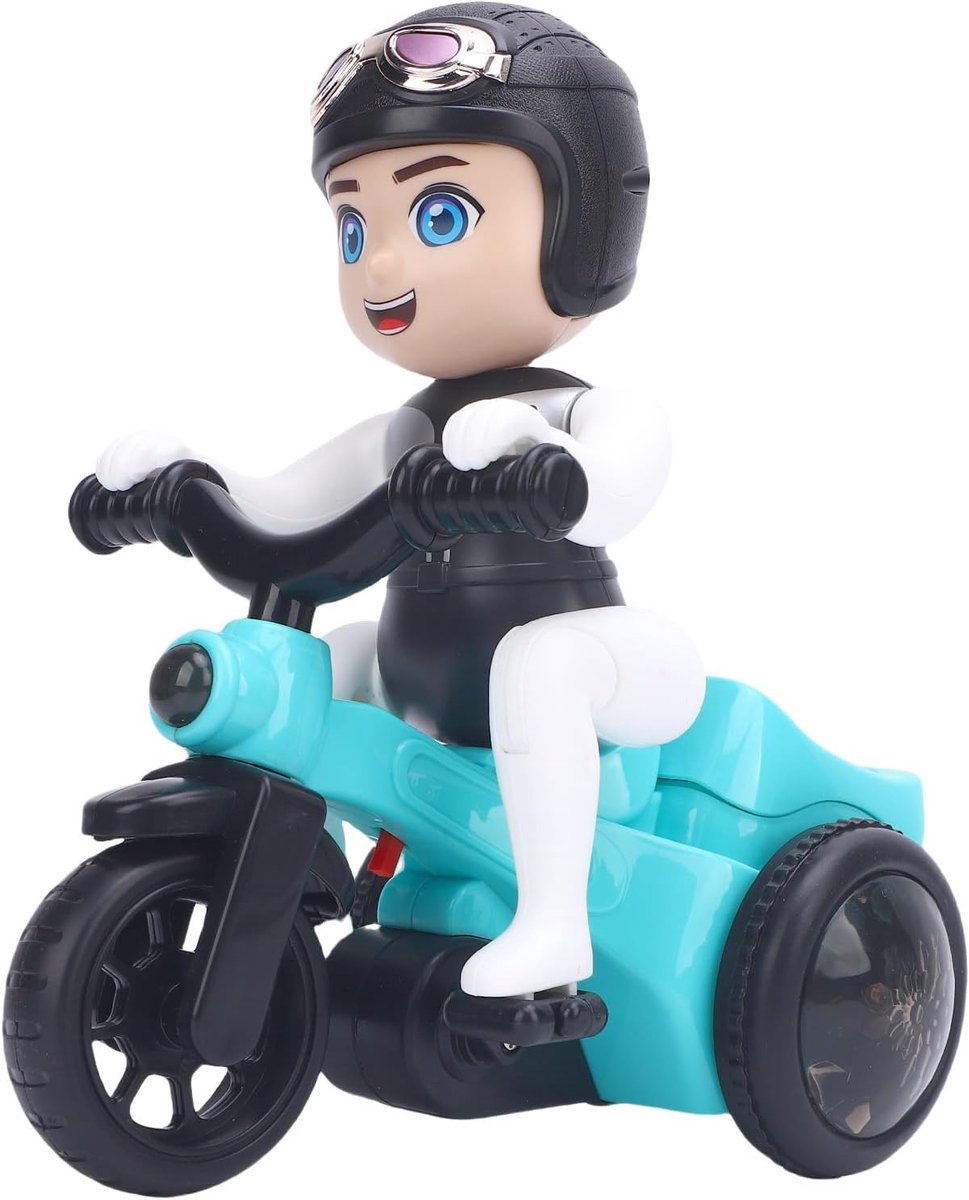 Driewieler Stuntfiets - Elektrisch Speelgoed - Kinderen Spelen - 360 Graden Rotatie - 17 x 13 x 12 cm - Kleurrijk Driewieler kopen online