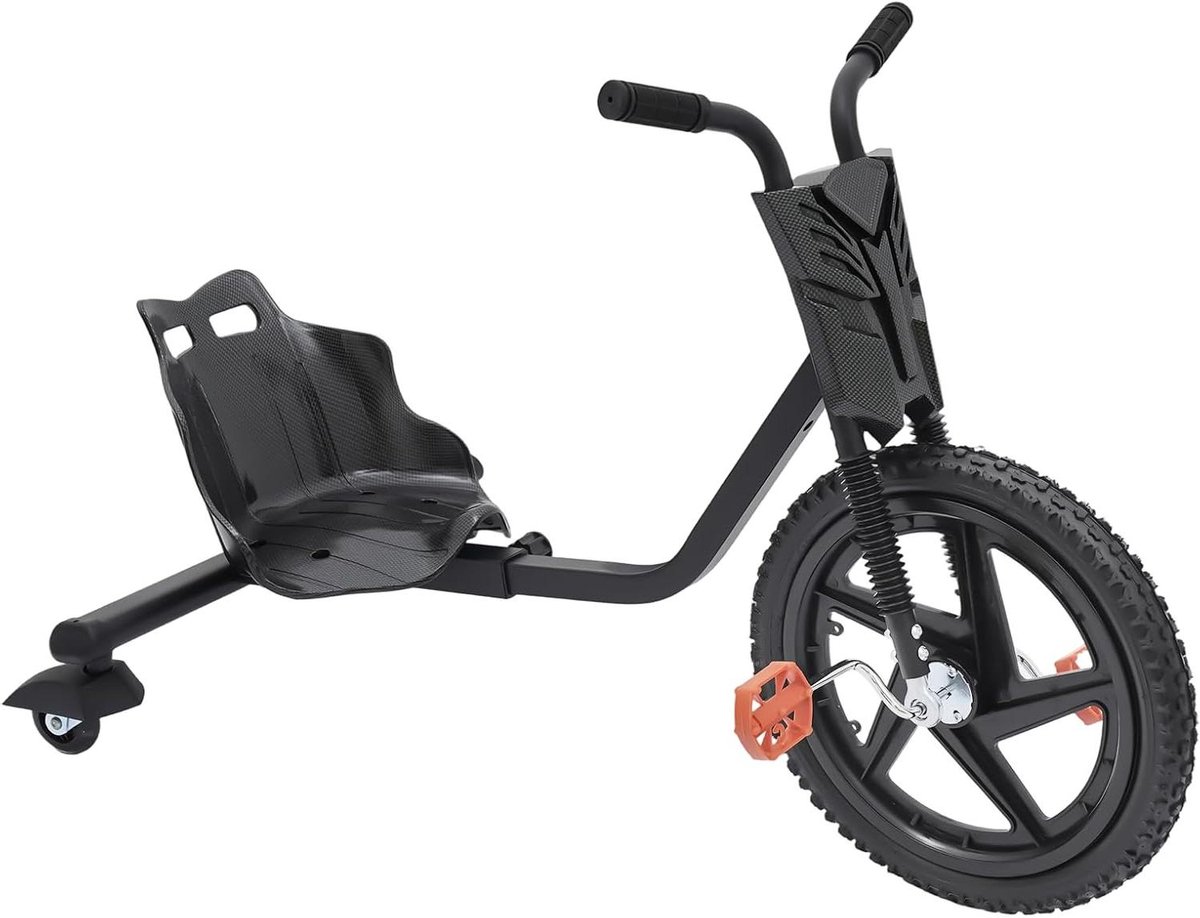 Drift Scooter Kinderen - Skelter Driewieler - Buiten Spelen - 360 Graden Drift Wielen - Verstelbaar - Zwart Driewieler kopen online