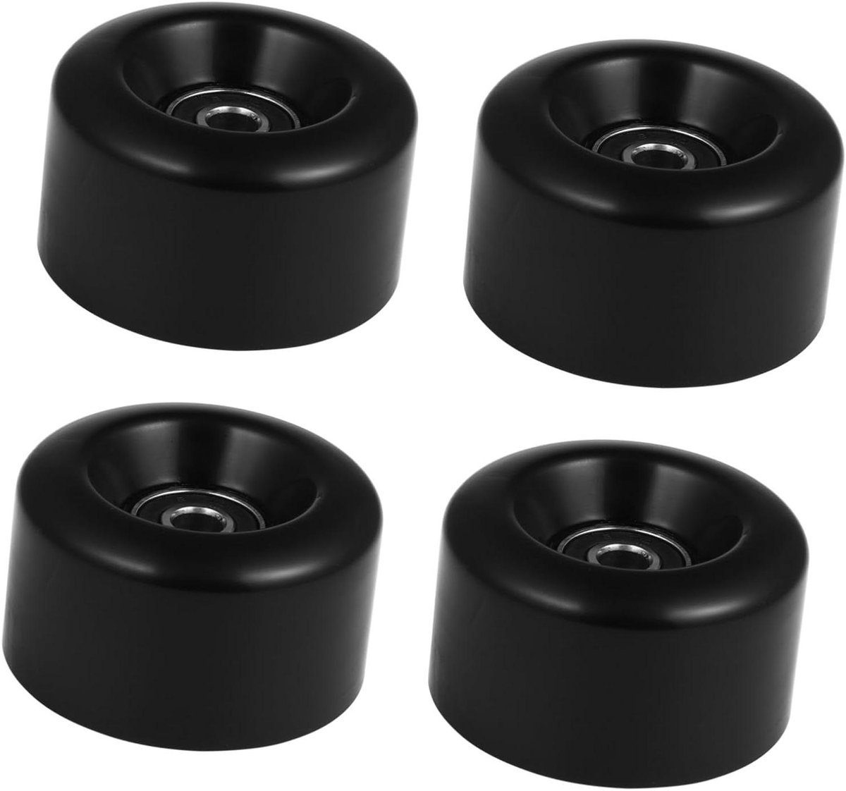 dubbele rij wielen roller skate onderdelen buiten sporten 4 stuks set 5 8 x 3 3 cm zwart