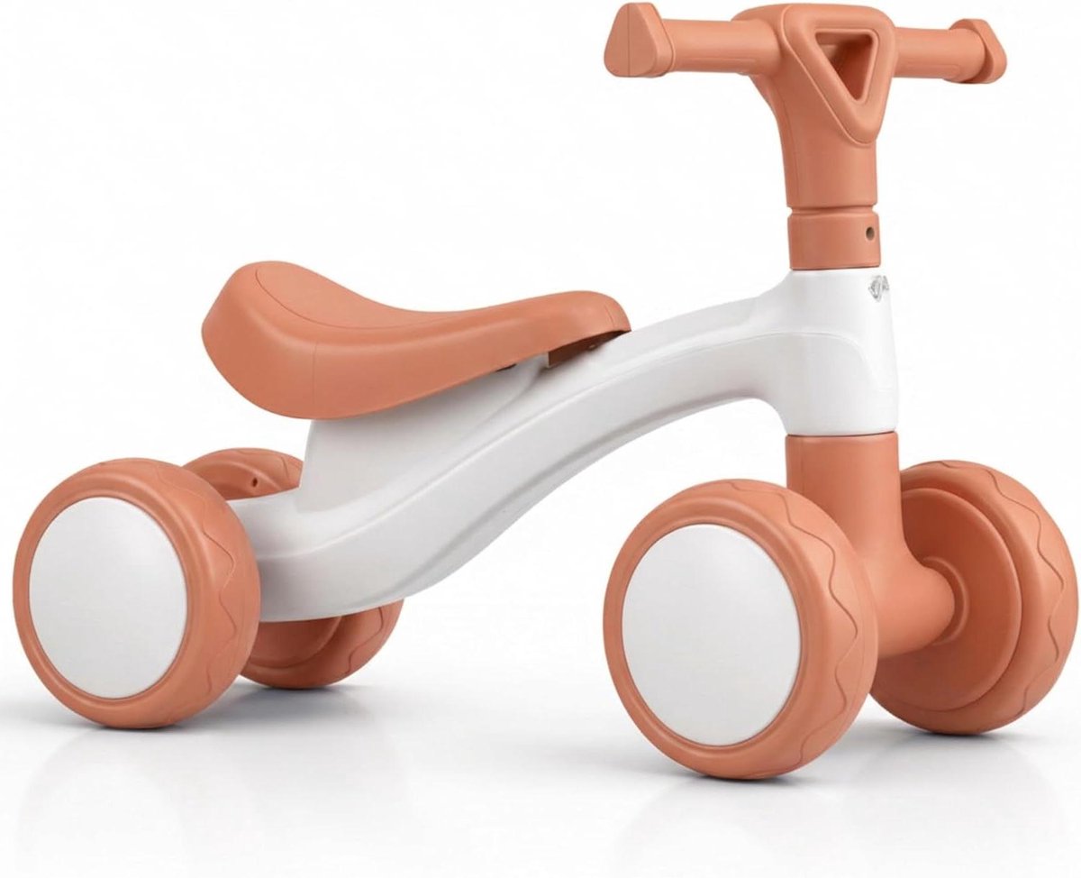 Edibaby, Kinderfiets, Loopfiets 1–2 jaar, Balance Bike, Licht Driewieler voor Kinderen 12–24 Maanden, Educatief Speelgoed, Cadeau Idee (Bruin) Driewieler kopen online