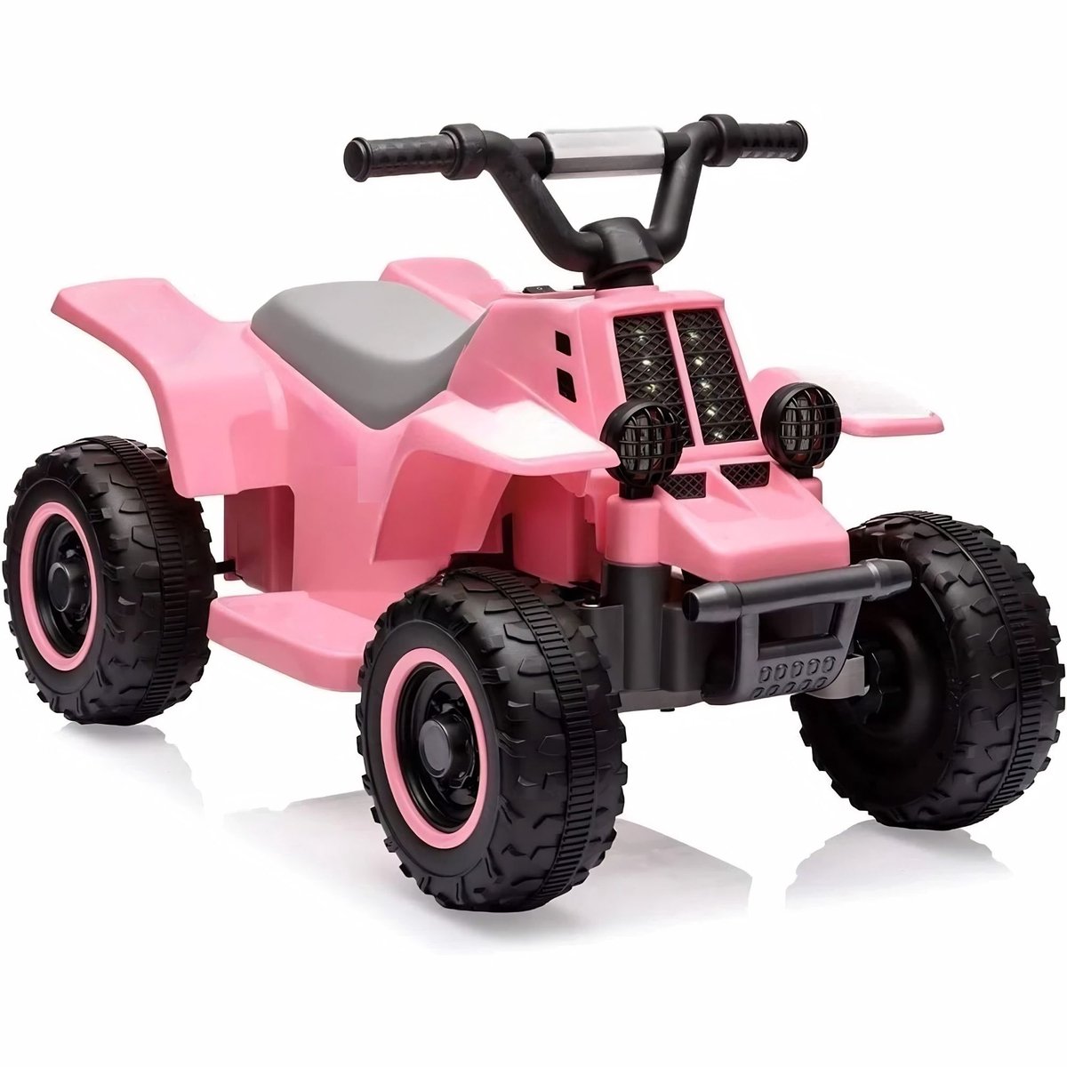 Elektrische Kinder Quad - Met LED, Muziek en Startknop - voor kinderen vanaf 3 jaar - Roze 6V - Rozerood Slee kopen online