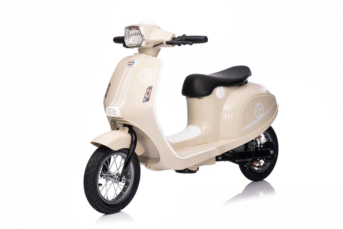 elektrische kinder scooter 24v 350w beige