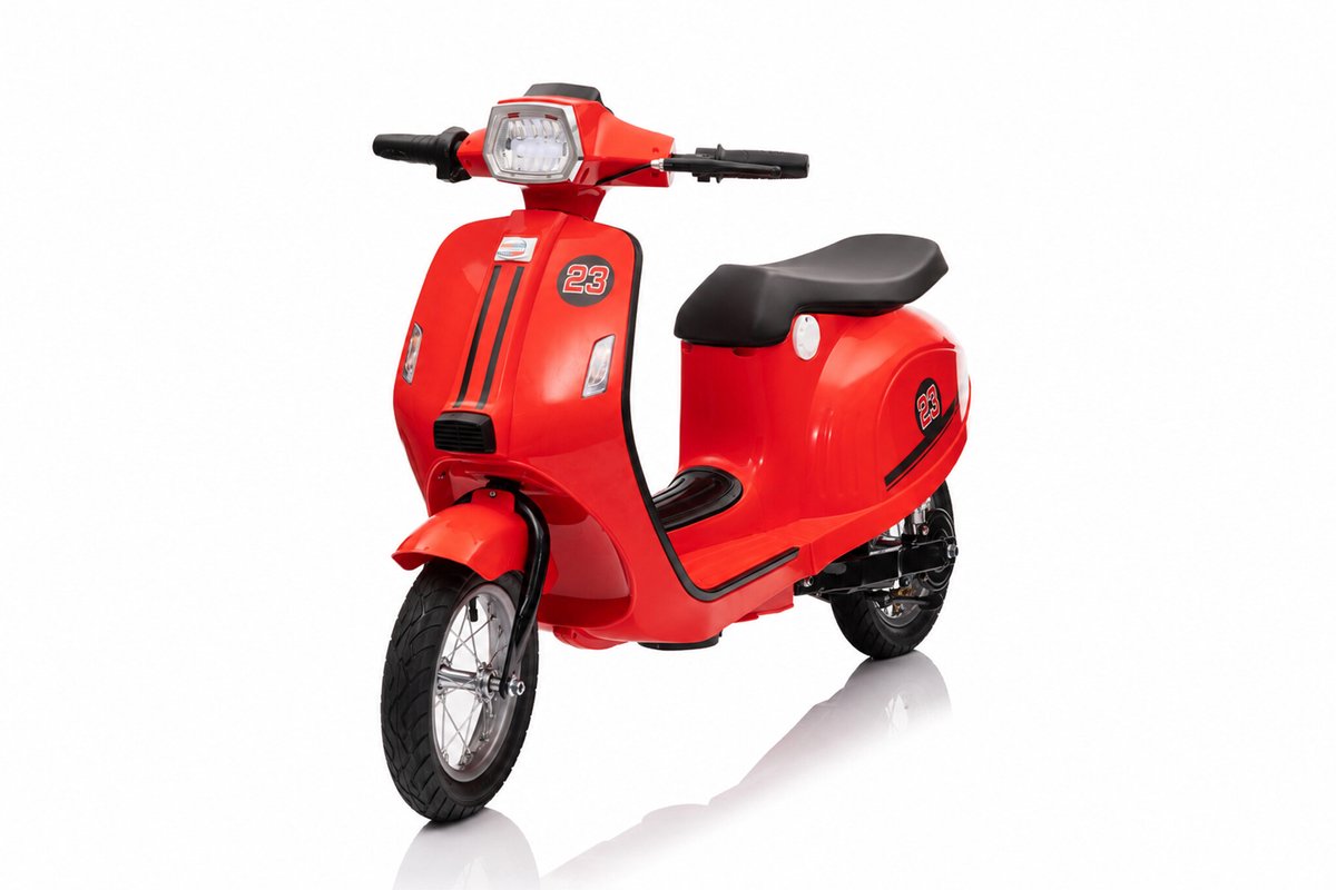 elektrische kinder scooter 24v 350w rood
