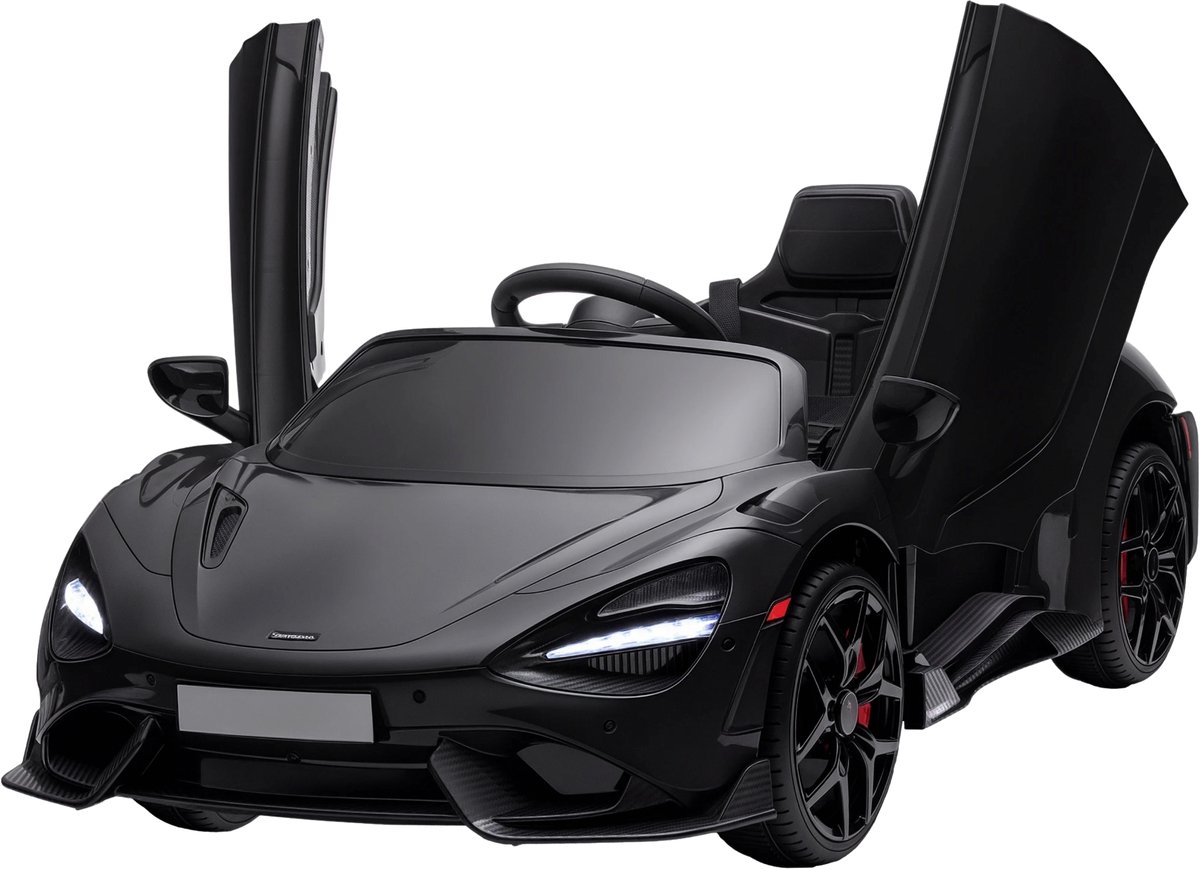 Elektrische Kinderauto 12V – Kinder Voertuig met 2.4G Afstandsbediening, MP3 en Muziek – Rijdende Speelauto voor Kinderen – Zwart Modelbouwpakket kopen online