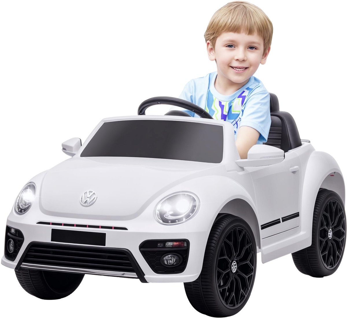 Elektrische Kinderauto 12V – Kinder Voertuig met 2.4G Afstandsbediening, Muziek en Claxon – Rijdende Speelauto voor Kinderen – Wit Accessoire voor stoomreiniger kopen online