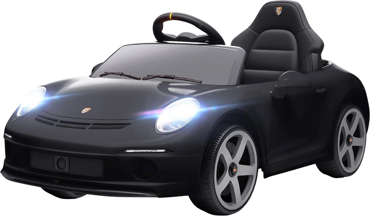 elektrische kinderauto 12v kinder voertuig met 2 4ghz afstandsbediening en soft start rijdende speelauto voor kinderen zwart