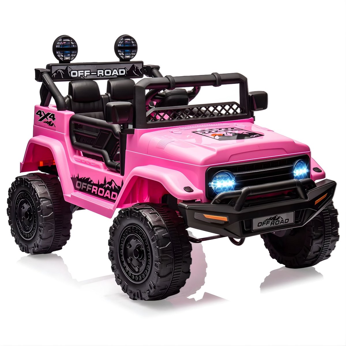 Elektrische kinderauto 12V met afstandsbediening - met afstandsbediening, gordel, muziek MP3/USB/TF en LED-licht - Rood Slee kopen online